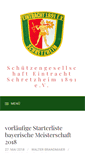 Mobile Screenshot of eintracht-schretzheim.de
